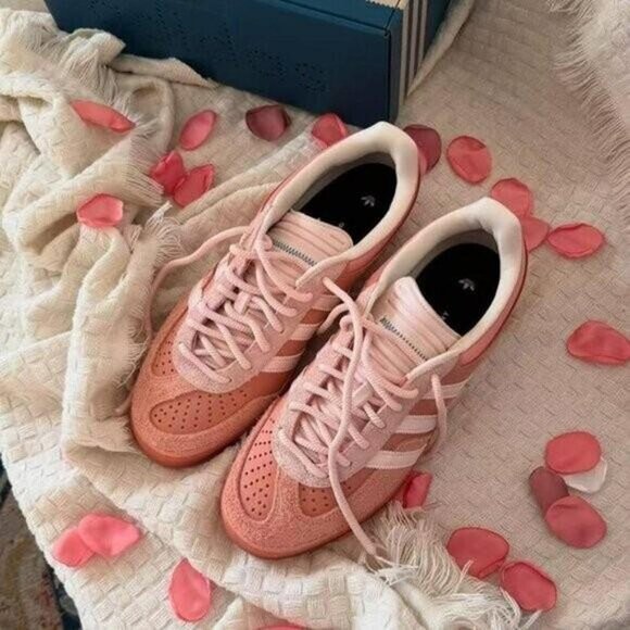 Adidas Women's Sneakers - Coral and Beige Bunny x Gazelle Indoor "Cabo Rojo" - Picture 4 of 6